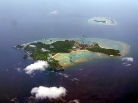 渡名喜島全景