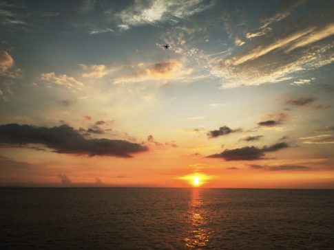 宮城海岸のサンセット